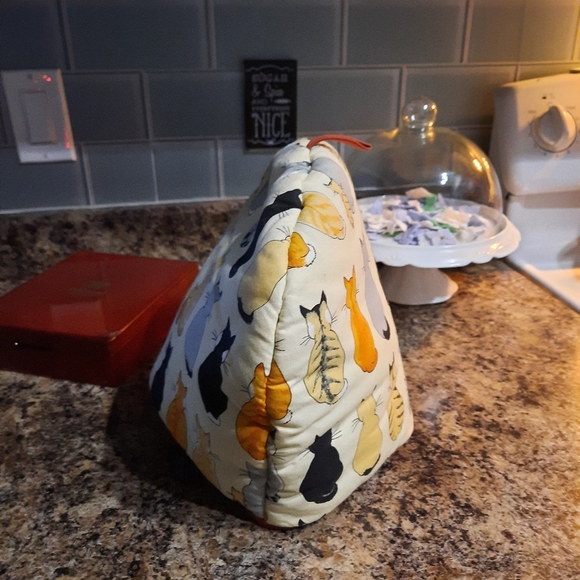 💥5 for 35$ 💥 NWOT Cute cats tea cozy (meow) - Picture 2 of 3